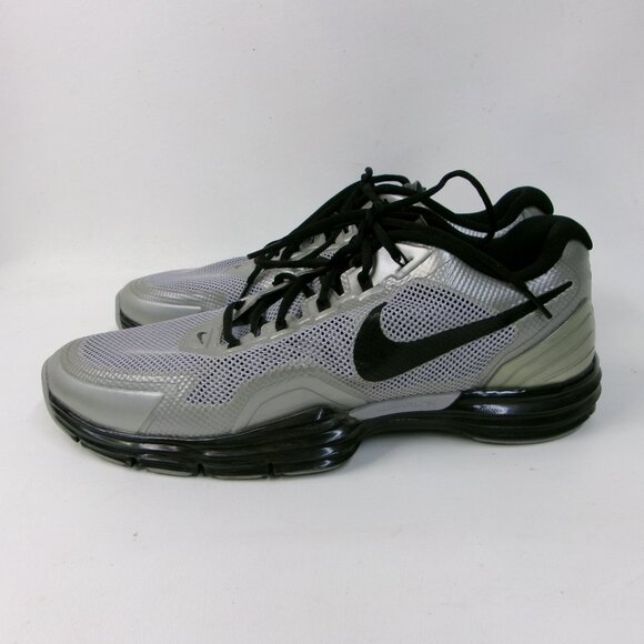 Nike Lunarlon Lunar TR1‎ Silver Black Training Shoes Men's US 12.5 - Picture 3 of 6
